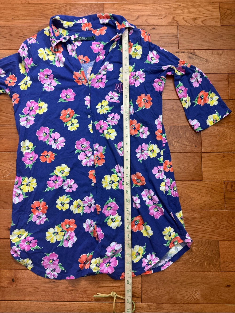 Lauren Ralph Lauren Floral Sleep Shirt - Picture 6 of 6
